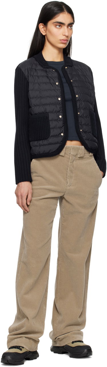 Пуловер Moncler Moncler Padded Wool Down Cardigan Черно | K10939B00013, 3