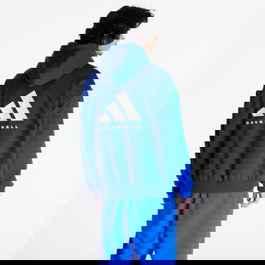 Суитчър adidas Originals Basketball Hoodie UNISEX Тъмно синьо | IX1961, 2