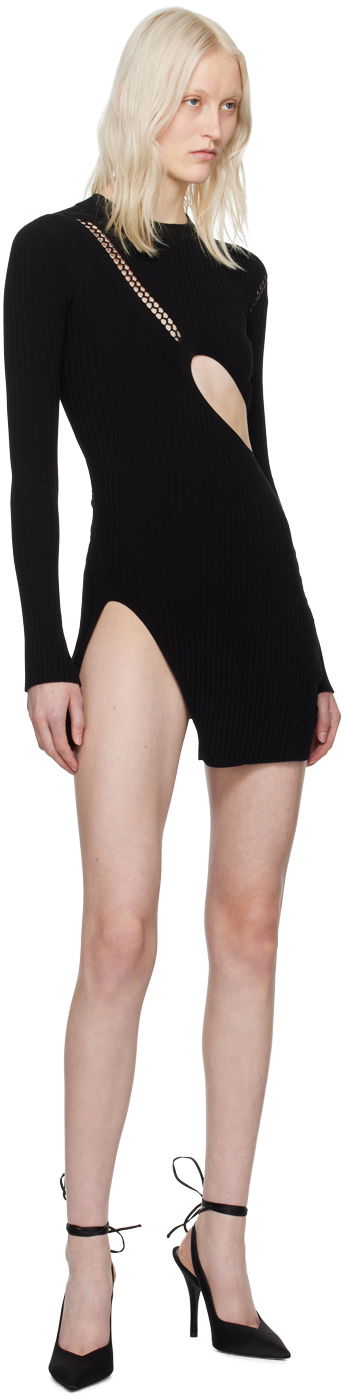 Pокля The Attico Attico Cutout Minidress Черно | 242WCA283 KV001, 3