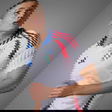 Фланелка adidas Performance Italy 2024 Authentic Бяло | IN0659, 4