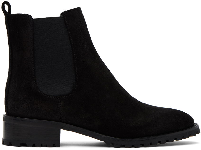 Облекло Manolo Blahnik Manolo Blahnik Chelata Suede Chelsea Boots Черно | 321-1812-0001, 0