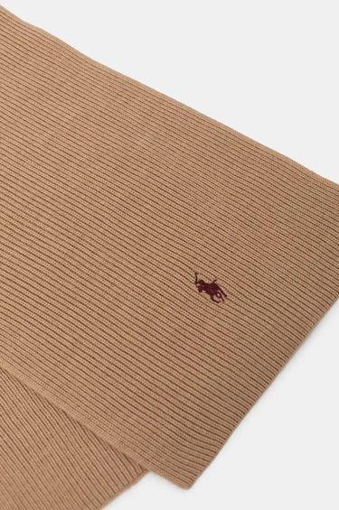 Шал Polo by Ralph Lauren Wool Hat and Scarf Set Кафяво | 710951146, 4