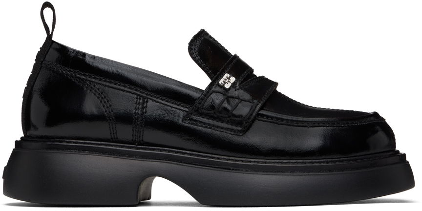 Кецове и обувки GANNI GANNI Everyday Platform Loafers Черно | S2621, 0