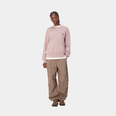 Суитчър Carhartt WIP Nelson Sweatshirt "Glassy Pink garment dyed" Розово | I029537_1NJ_GD, 1