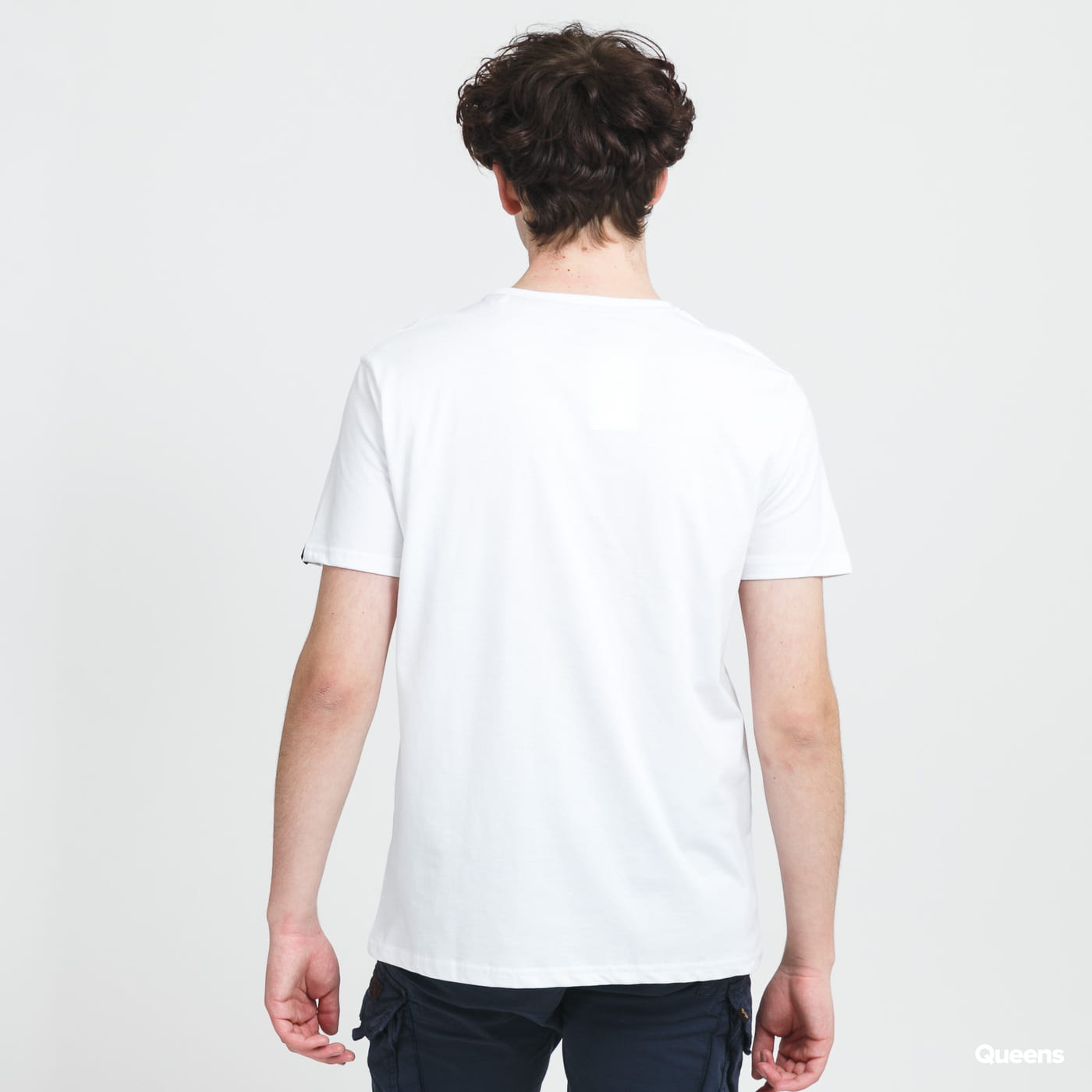 Тениска Alpha Industries Reflective Label Tee Бяло | 126501 09, 1