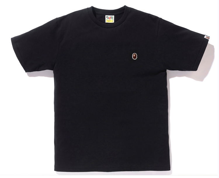 Тениска BAPE Ape Head One Point Tee Черно | 1J30-110-004, 0