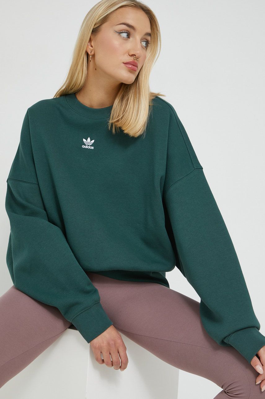 Суитчър adidas Originals Adicolor Essentials French Sweatshirt Зелено | HS6782, 0