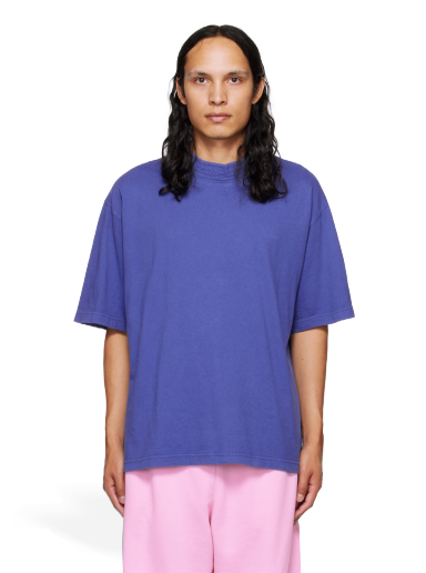 Тениска Acne Studios Embossed T-Shirt Синьо | BL0328-