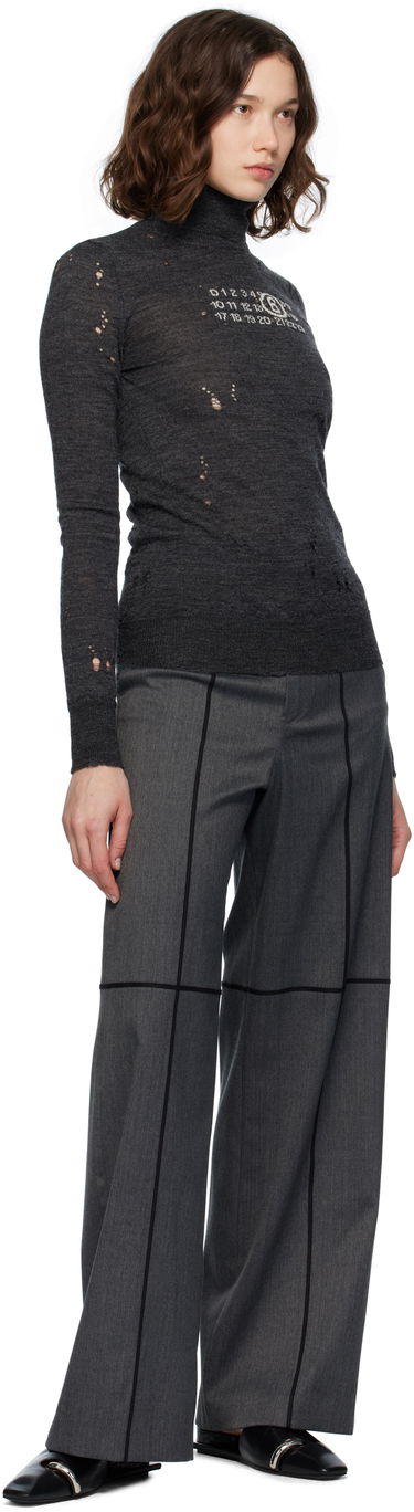 Панталони Maison Margiela MM6 Maison Margiela Tailoring Wool Trousers Сиво | S52KA0543 S47848, 3