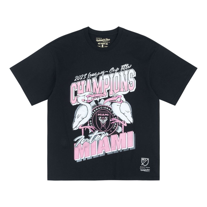 Тениска Mitchell & Ness Inter Miami CF Champion T-Shirt Черно | MN2551-BLACK