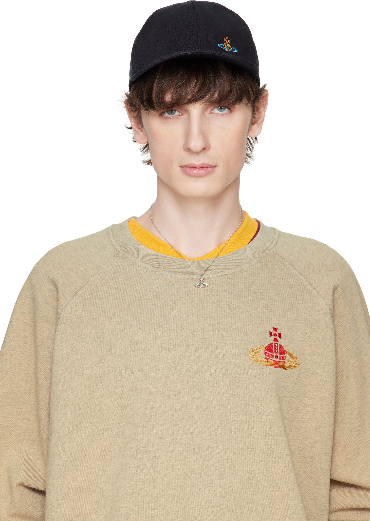 Колие Vivienne Westwood Vivienne Westwood Pina Small Bas Relief Pendant Necklace Металик | 63020160-02P116-CN, 1