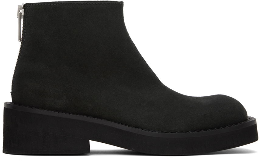 Кецове и обувки Maison Margiela MM6 Maison Margiela Zip Boots Черно | SH1WU0002 P6385, 0