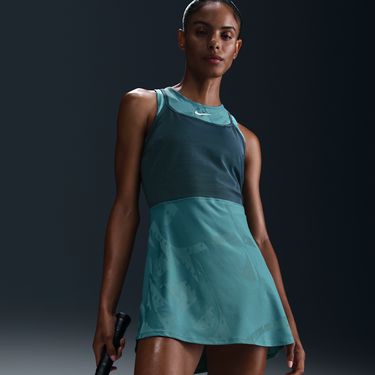 Pокля Nike NikeCourt Slam Dri-FIT Tennis Dress Тюркоазено | FZ6463-379, 1