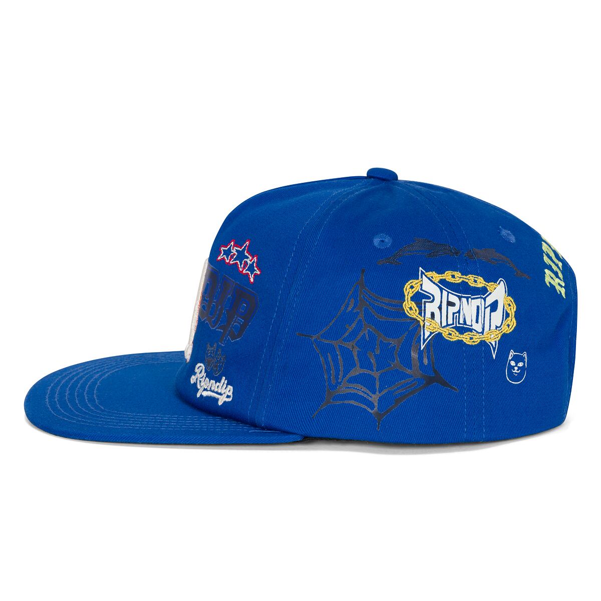 Шапка с козирка RIPNDIP Rip N Dip LA Athletics Snapback Cap Синьо | RNDFALL25147, 1
