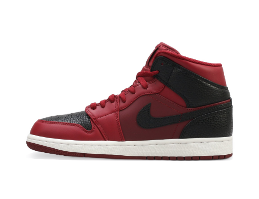 Лимитирано Издание Jordan Air Jordan 1 Mid "Reverse Banned" Червено | 554724-601