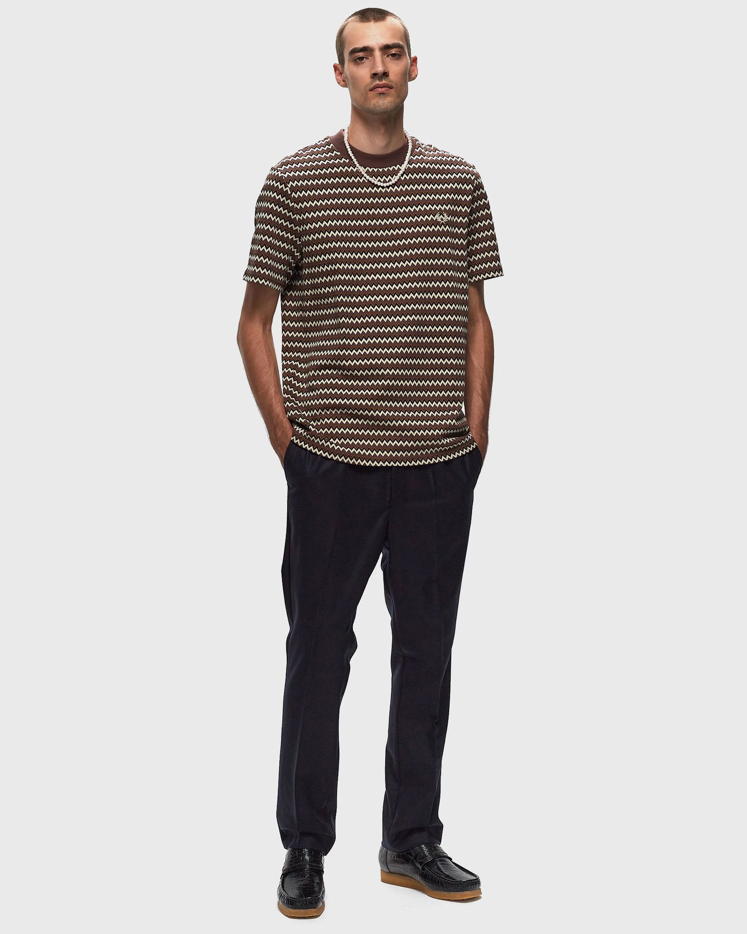 Панталони AMI Paris PANTALON TAILLE ELASTIQUEE Тъмно синьо | HTR226.WV0023-430, 1