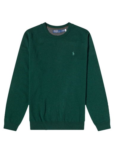 Суитчър Polo by Ralph Lauren Polo Ralph Lauren Lambswool Crew Knit Hunt Club Зелено | 710876714002