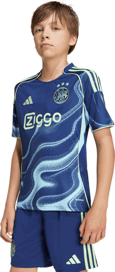 Фланелка adidas Performance Ajax Amsterdam 25/26 Kids' Away Jersey Синьо | JI7218, 2