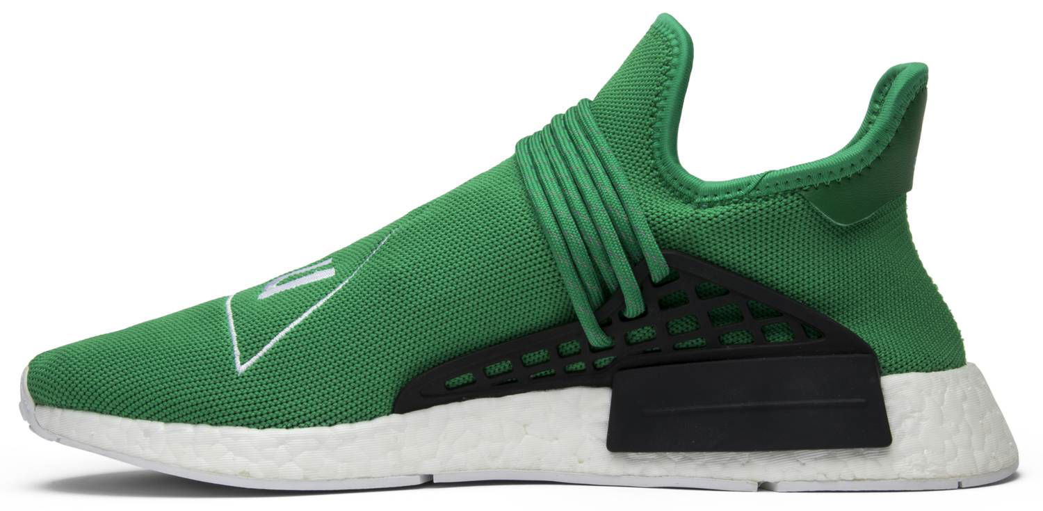 Кецове и обувки adidas Originals Pharrell x NMD Human Race Зелено | BB0620, 1