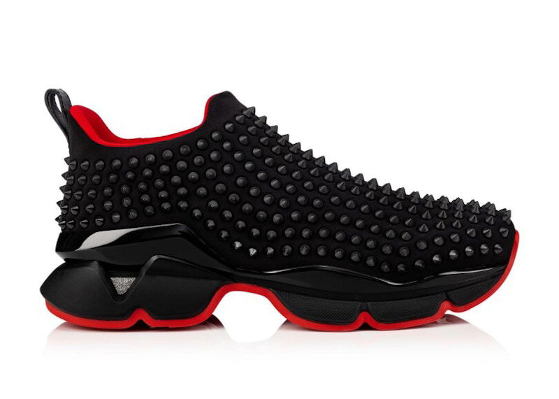 Кецове и обувки Christian Louboutin Louboutin Spike Sock Черно | 1190270, 0
