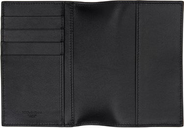Портфейл Dolce & Gabbana Dolce&Gabbana Calfskin Passport Holder Черно | BP2215AV956, 2