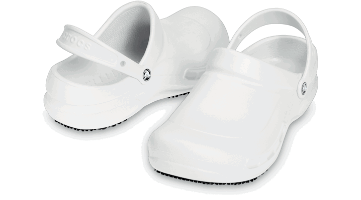 Кецове и обувки Crocs Bistro Work Clogs Бяло | 10075-100, 1