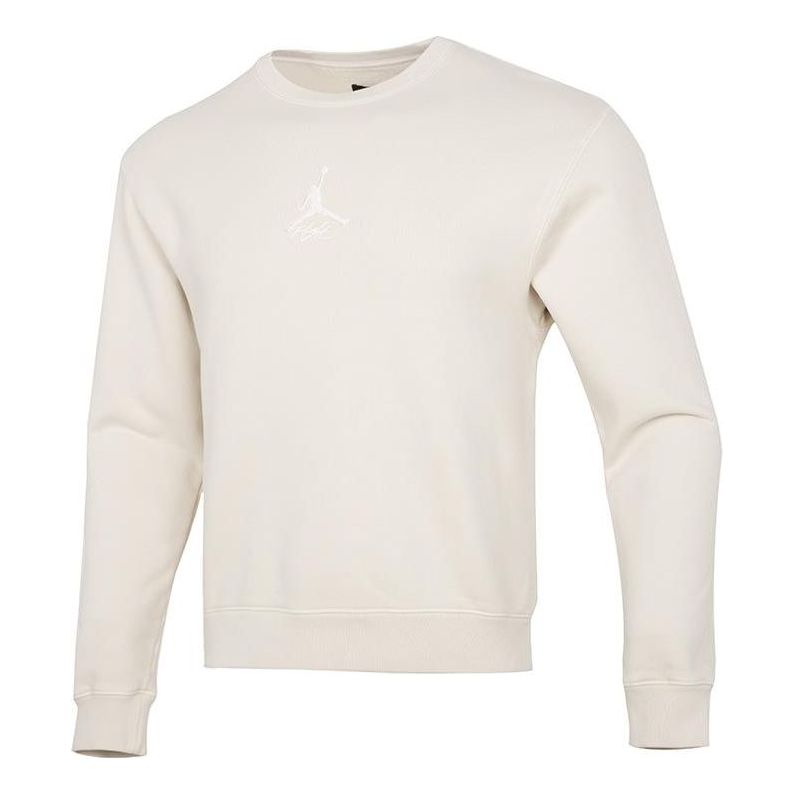 Пуловер Jordan Air Jordan Fleece Embroidered Logo Crewneck Sweatshirt Бежово | DO2308-104, 0