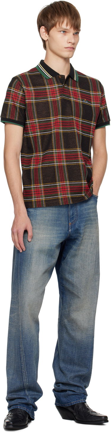 Поло тениска Vivienne Westwood Vivienne Westwood Classic Plaid Polo Многоцветен | 2H01000P-J009T-, 3
