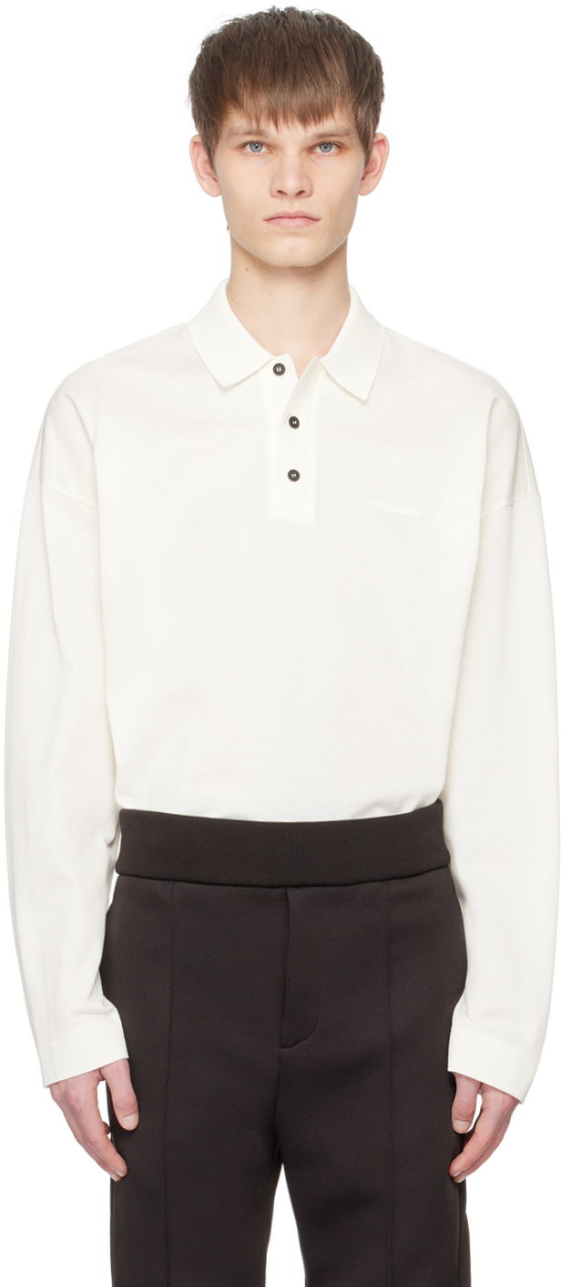 Поло тениска FERRAGAMO Embroidered Polo Shirt Бяло | 769939, 0