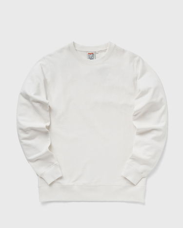 Суитчър BSTN Basic Ribbed Crewneck Sweatshirt Бяло | BEASTIN-PLAIN19-UND-30, 1