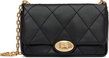 Дамска чанта Burberry Burberry Quilted Lambskin Strand Clutch Черно | 8111640, 0