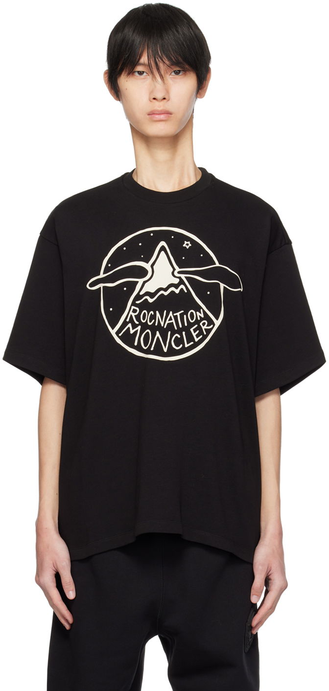 Тениска Moncler Genius x Roc Nation T-Shirt Черно | I209W8C0000689A8Y, 0