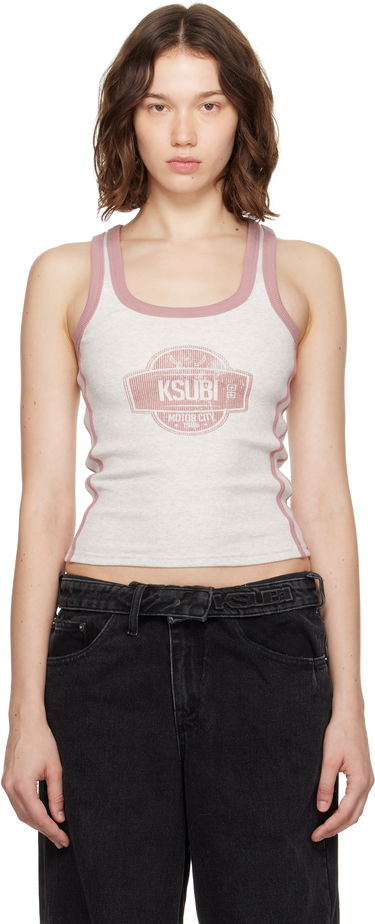 Потник Ksubi Ksubi Pitt Lane Origin Tank Top Бяло | WPF25SI002, 0