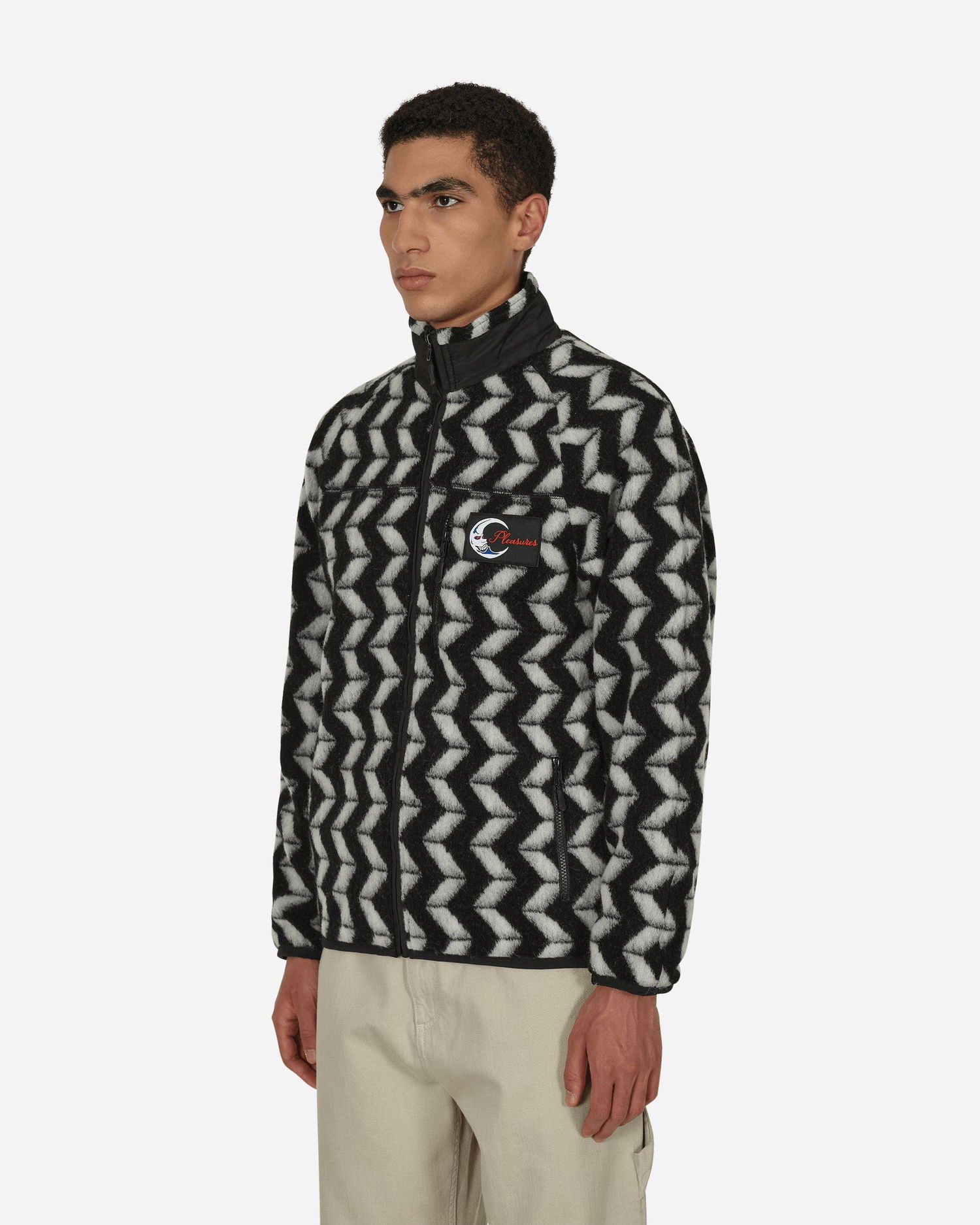 Яке Pleasures Drifter Fuzzy Jacket Черно | P22F011 BLACK, 1