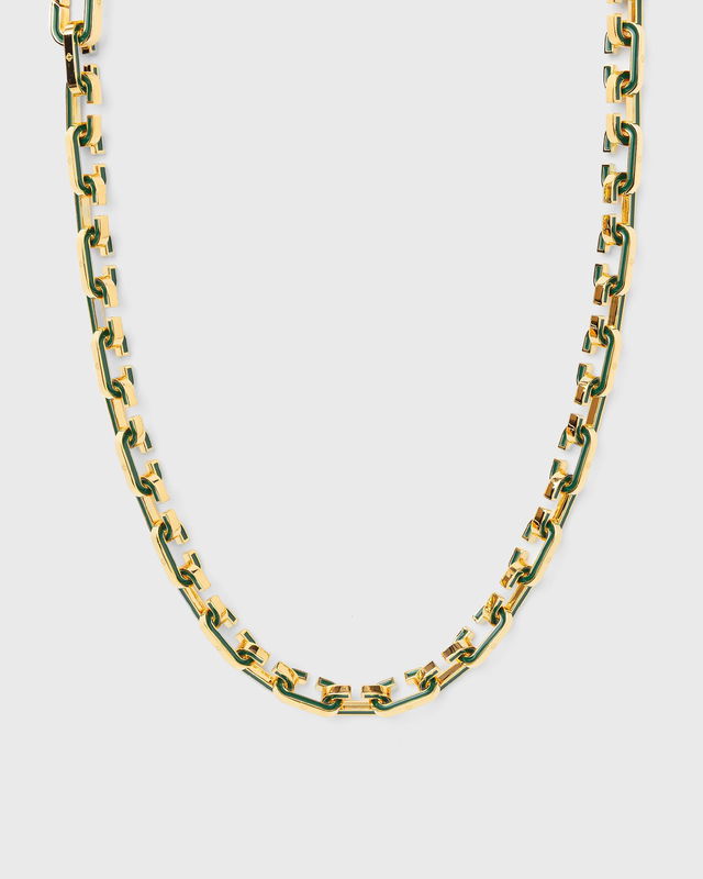 ENAMEL C LINK NECKLACE