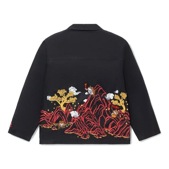 Яке бомбър Li-Ning Jacket With Graphic Print Черно | AFDS029-2
