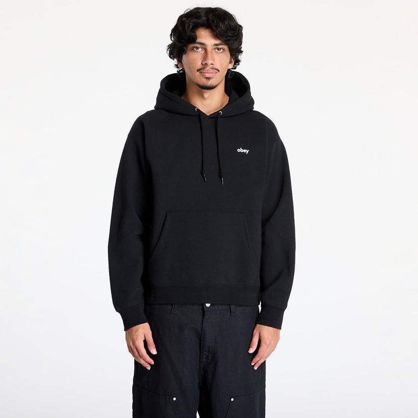 Суитчър OBEY Dalmation Hoodie Black Черно | 112843923-BLK