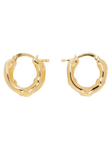 Обеци Bottega Veneta Hoop Earrings Бежово | 754305 VAHU0