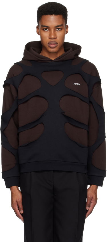 Суитчър Coperni Laser-Cut Hoodie Кафяво | COPJS110523MEN, 0
