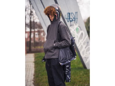 Яке BAPE Gradation Camo Lace Up Jacket Черно | 001LJF801011X-BLK, 6