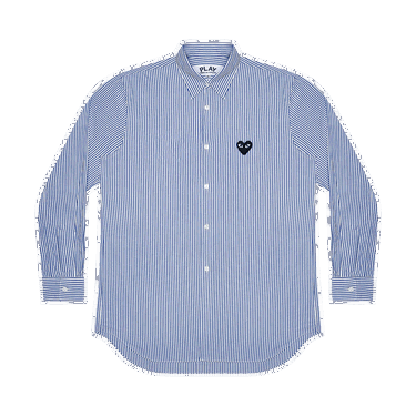 Риза Comme des Garçons PLAY Striped Shirt Синьо | AZ B018 051 1, 0
