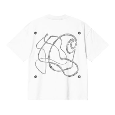 Тениска Carhartt WIP Short Sleeve Chain Link T-Shirt Бяло | I034408_8, 1