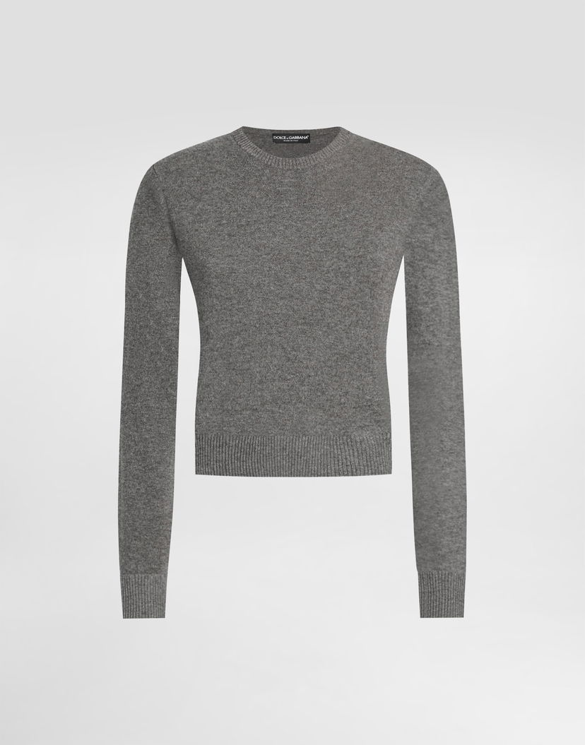 Пуловер Dolce & Gabbana Dolce & Gabbana Cashmere Pullover Сиво | FXXA7ZJDVC2N5822