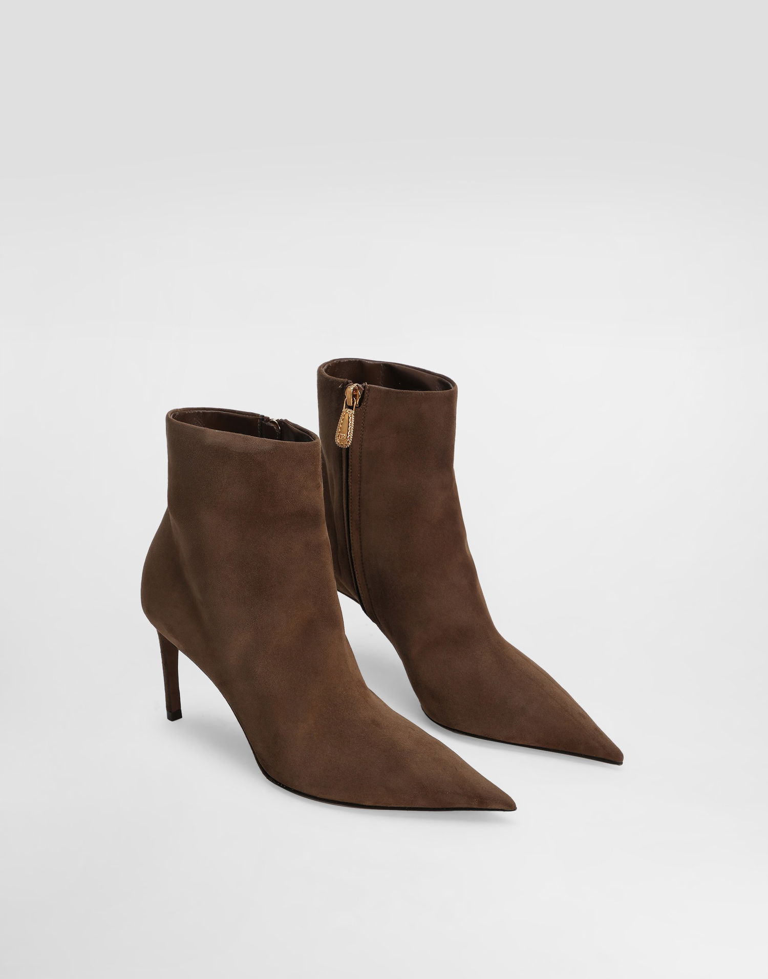 Аксесоари Dolce & Gabbana Dolce & Gabbana Devotion Suede Ankle Boots Кафяво | CT1083A127581301, 1