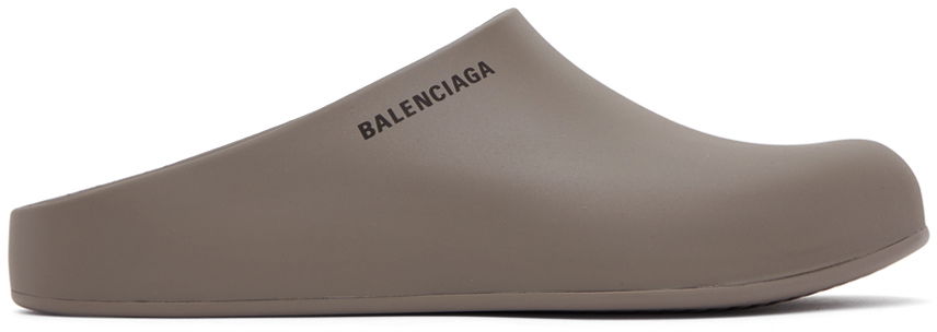 Кецове и обувки Balenciaga Pool Slide Clogs "Grey" Сиво | 699129-W1S8V-1010, 0