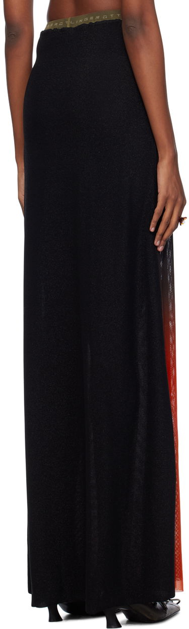 Пола Ottolinger Ottolinger Semi-Sheer Maxi Skirt Червено | 103202, 2
