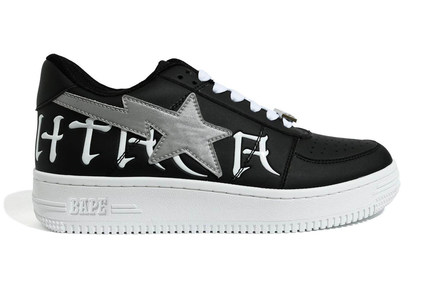 Кецове и обувки BAPE Bape Sta Low "Black 3M" Черно | 1G30191007, 0