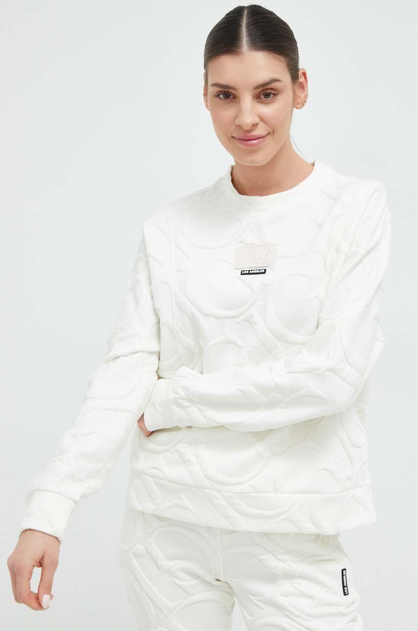 Суитчър GUESS Adelaide Sweatshirt Бяло | V3GQ02.KBIN0, 0