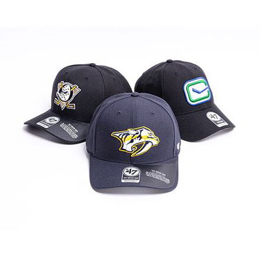Шапка с козирка '47 Brand NHL Nashville Predators Cold Zone ‘47 MVP DP Navy Тъмно синьо | H-CLZOE30WBP-NY, 2