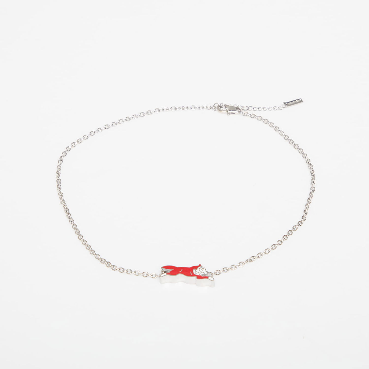 Колие BILLIONAIRE BOYS CLUB Icecream Running Dog Chain Necklace Металик | IC25272 Silver/ Red, 0